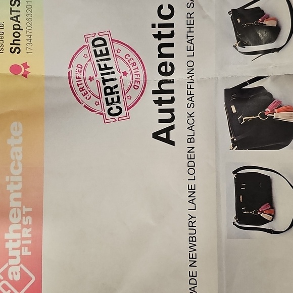 Kate Spade Newbury Lane Loden Satchel W/Crossbody Strap & COA - NWOT - Picture 13 of 13